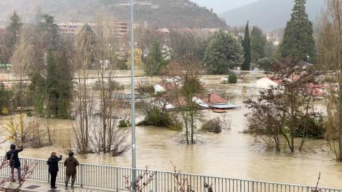 Spanish Floods Claim First Victim As Towns Are Engulfed - BBC News