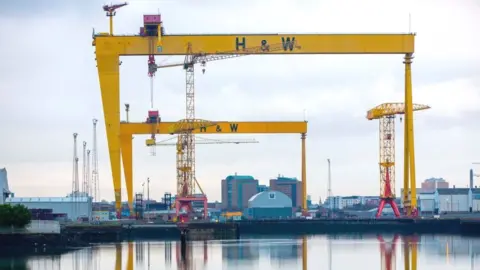 Getty Images Harland and Wolff cranes