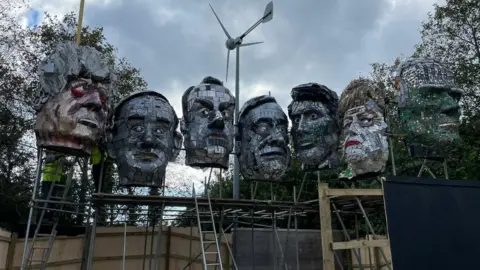 BBC Leaders' heads