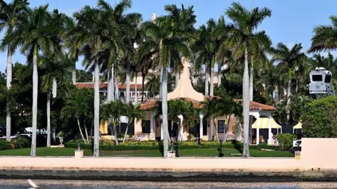 Trump's residence at Mar-a-Lago is seen in Palm Beach, Florida