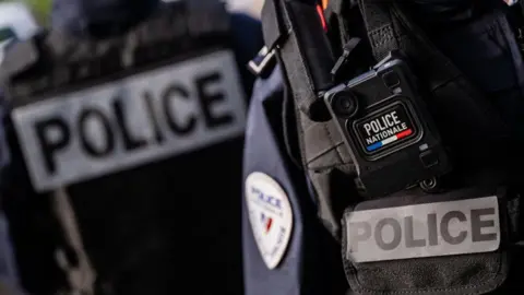 Getty Images A photo of French police