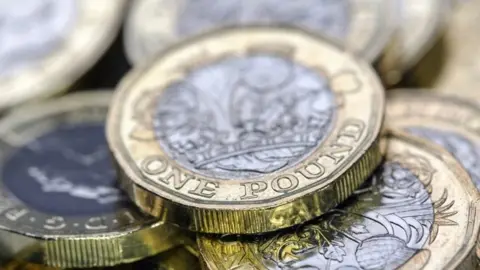 Getty Images Pound coins