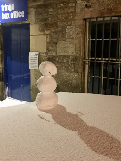 Claire Mitchell "The queue for the Fringe is starting early," says Claire Mitchell in Edinburgh