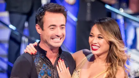 Joe McFadden and Katya Jones