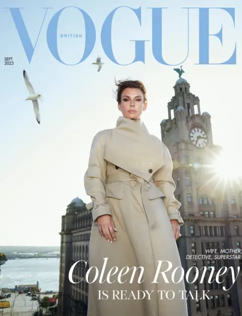 Alec Maxwell The September cover of Vogue magazine, featuring Coleen Rooney.