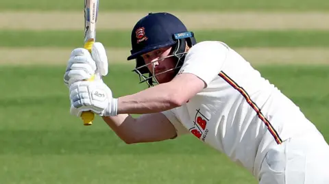 Jordan Cox batting