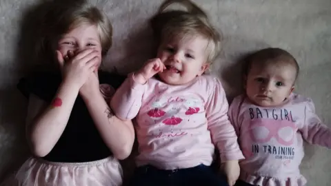 Chloe Phippard Amelia, Alice and Ava Phippard