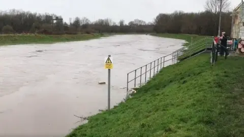 BBC River Mersey levels rising