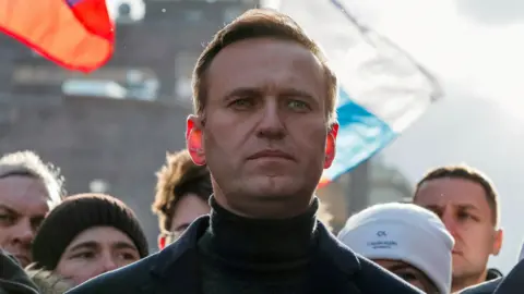 Reuters Russian opposition politician Alexei Navalny takes part in a rally to mark the 5th anniversary of opposition politician Boris Nemtsov's murder and to protest against proposed amendments to the country's constitution, in Moscow, Russia February 29, 2020. 