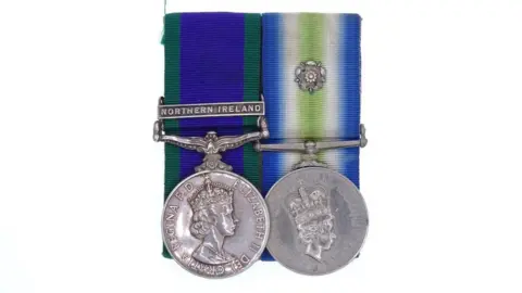 War & Son Listing of the medals