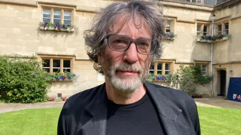 BBC Neil Gaiman pictured in June 2024