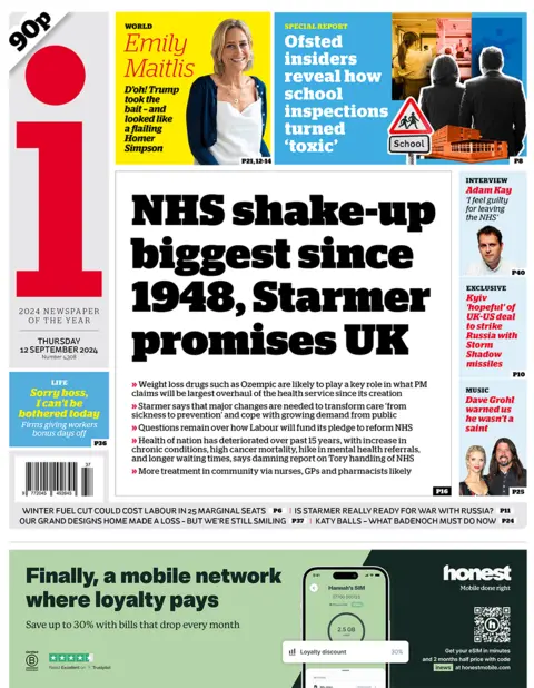  NHS shake-up biggest since 1948, Starmer promises UK