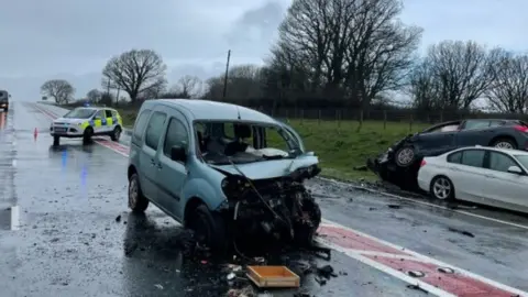 North Wales Police/ Twitter Gwynedd crash