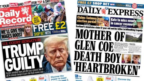 Friday's papers