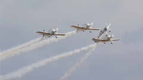 IWM Duxford Team raven at Duxford summer air show