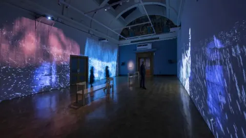 Colin Davison The Tidal immersive digital projection, by Novak