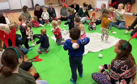 Shaun Whitmore/BBC Toddler group in Taverham