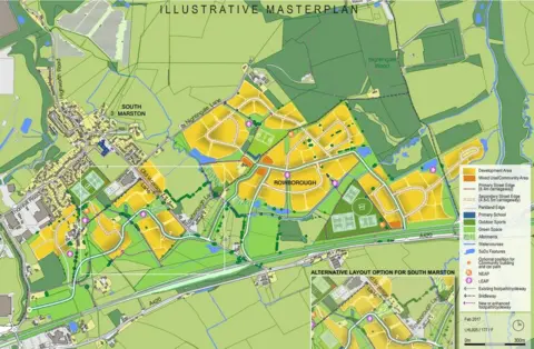 Swindon Borough Council Overall plan of the proposed development