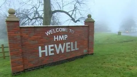 BBC HMP Hewell sign