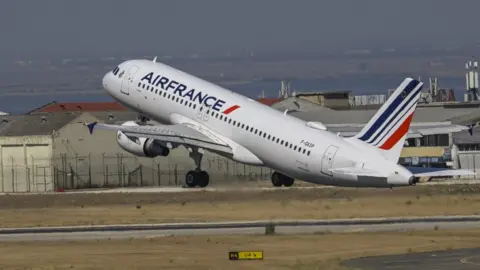 Getty Images Air France plane about to take off