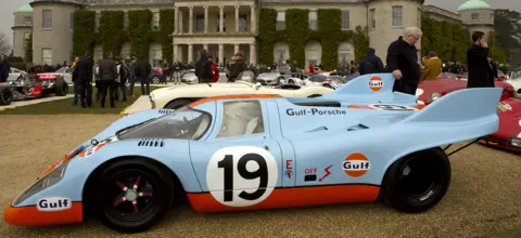 Getty Images Porsche 917 on show in UK, 2013