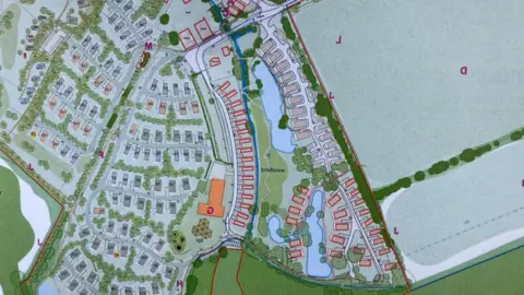 HPW Architecture Ltd / Lovat Parks Site plan from planning application