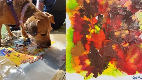 SARA Dog paintings