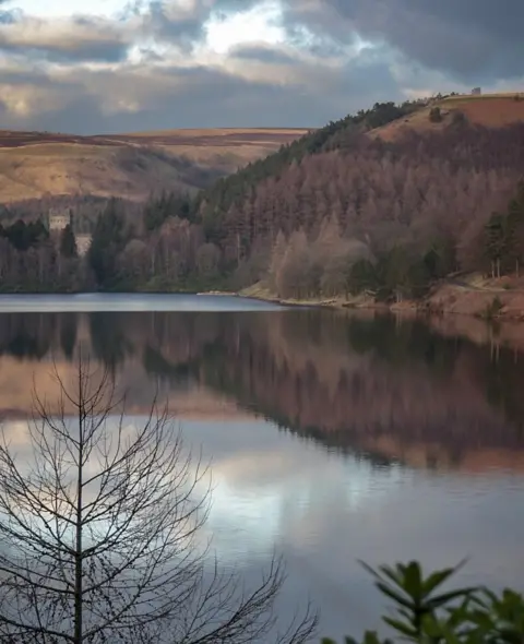 Laura Dunraven Reflection of sky and landscape in water