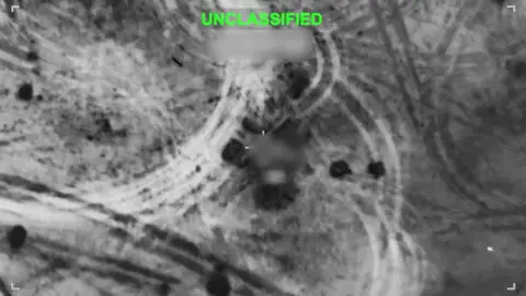 Still from Centcom strike footage
