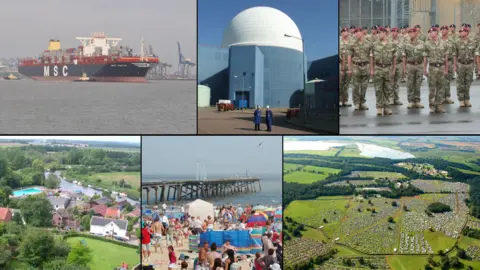 BBC/Mike Page Felixstowe, Sizewell, Woodbridge, Beccles, Lowestoft and Henham Park