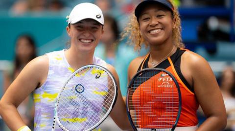 Swiatek and Osaka last met in the 2022 Miami Open final which the Pole won 6-4 6-0