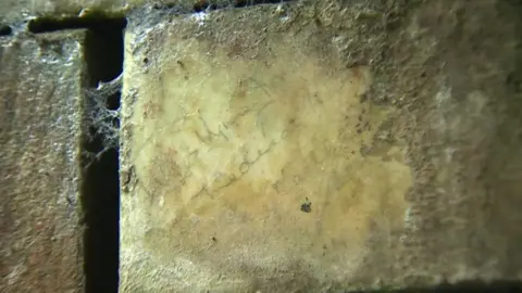 The messages on the inside of the bridge