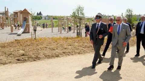 Getty Images King Charles at playground