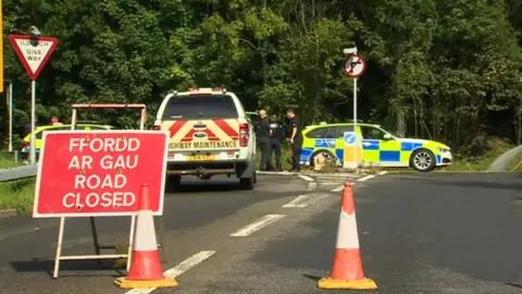 BBC Police at the scene