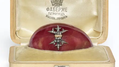 National Trust Fabergé egg on display at Polesden Lacey