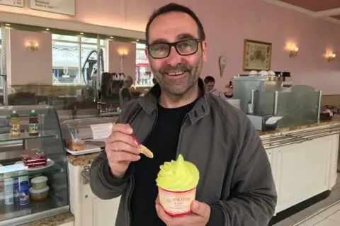 BBC Marcus Pacitto tucks in to a Lemon Top