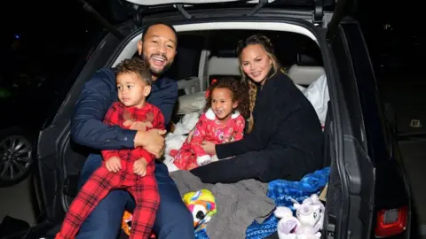 Getty Images John Legend and his family