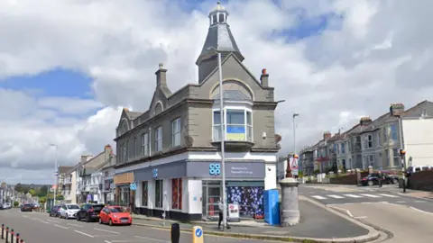 Google image of the Co-op store on Peverell Park Road.