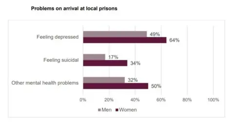 HM Inspectorate of Prisons Problem on arrival at local prisons