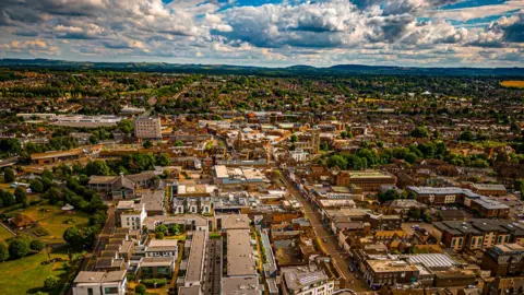 Getty Images Newbury drone footage