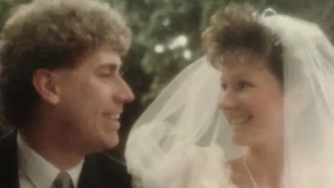 Brownlee Family Ali and Wendy on their wedding day