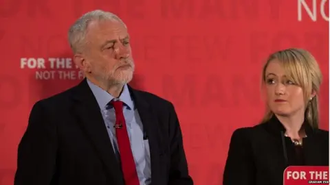 Graham Eva Rebecca Long-Bailey and Jeremy Corbyn in 2017
