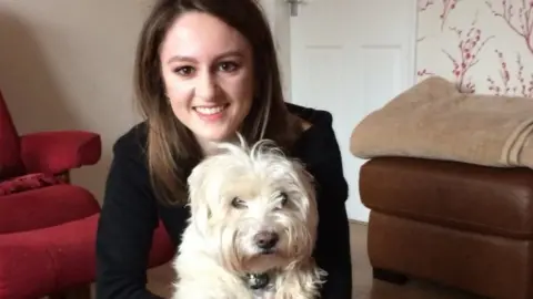 BBC Lily with her dog Samantha