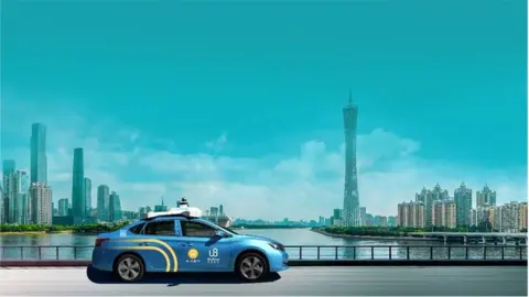 WeRide WeRide’s robotaxi in Guangzhou