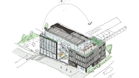 Somerset County Council/AWW Digital innovation centre plans for Taunton