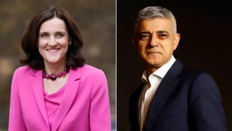 Reuters/PA Theresa Villiers and Sadiq Khan