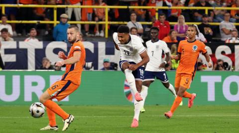 Ollie Watkins scoring the winner against the Netherlands in the Euros semi-final