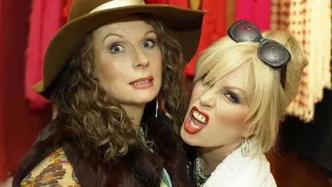 Jennifer Saunders and Joanna Lumley in Absolutely Fabulous