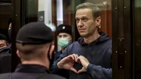 EPA Opposition leader Alexei Navalny sentenced to prison