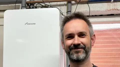 Tomás McGuinness Tomás McGuinness and boiler